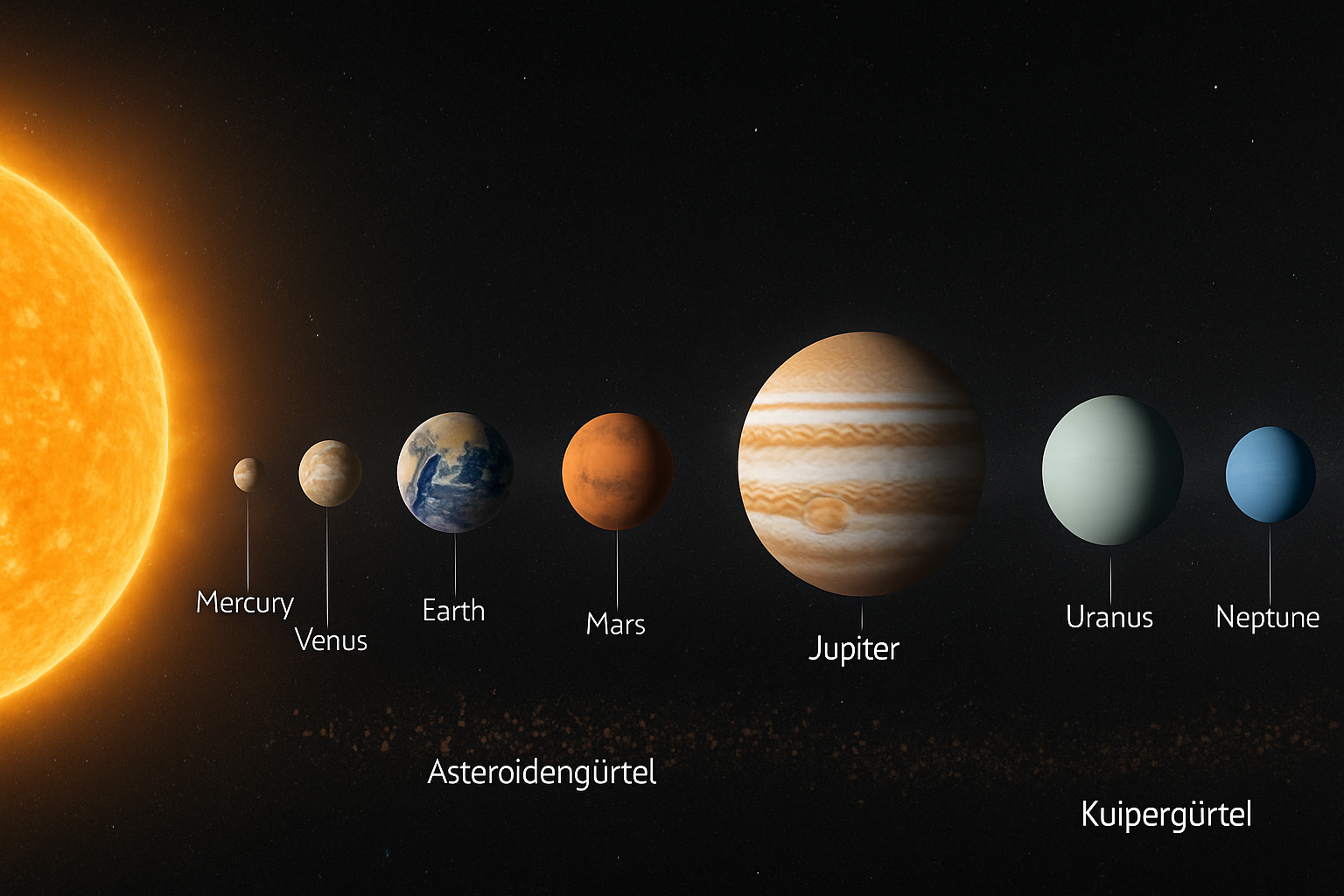 Das Sonnensystem: Aufbau, Entstehung und offene Fragen