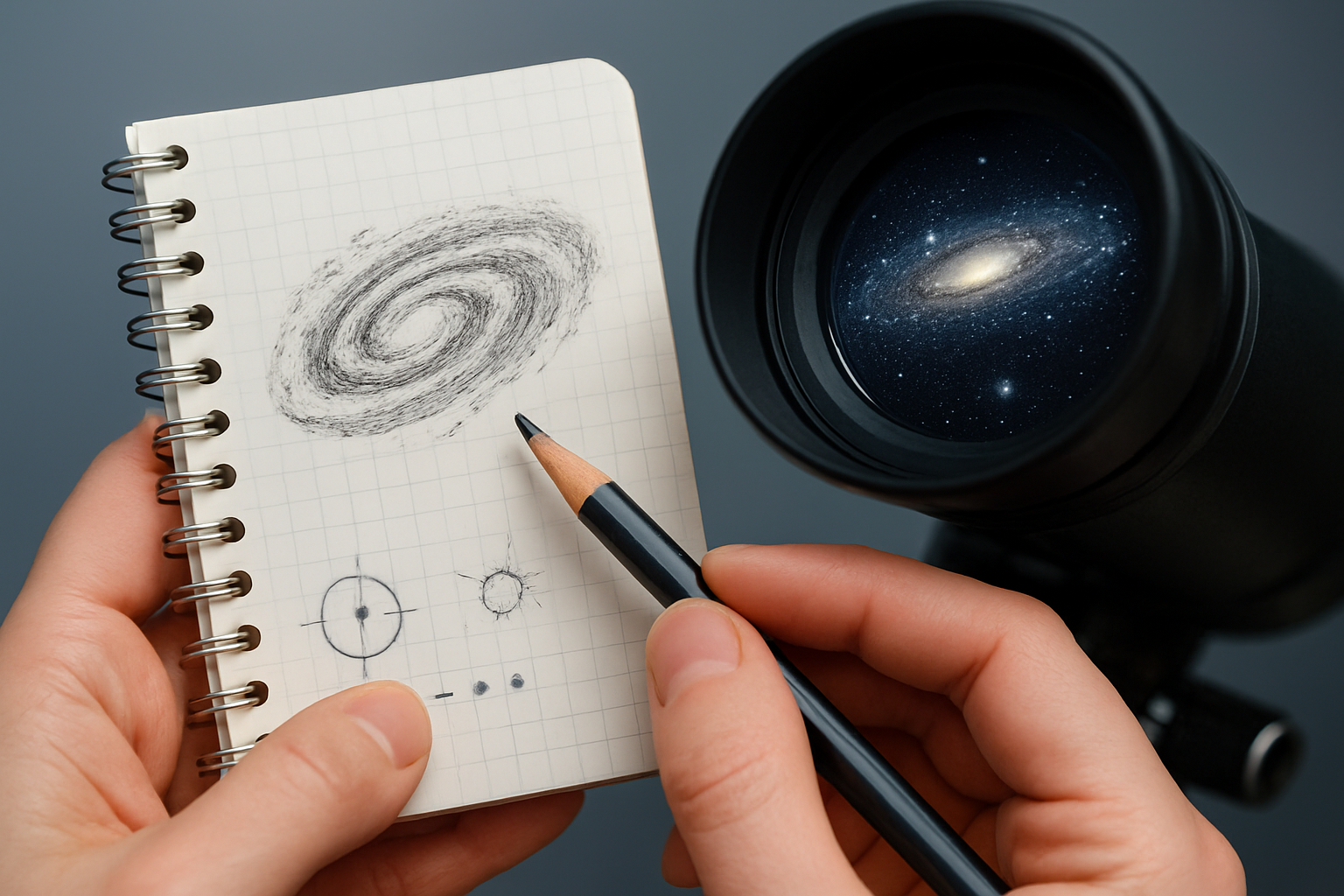 Galaxien skizzieren am Okular: Eine praxisnahe Schritt-für-Schritt-Anleitung für Sternwacht-Leser