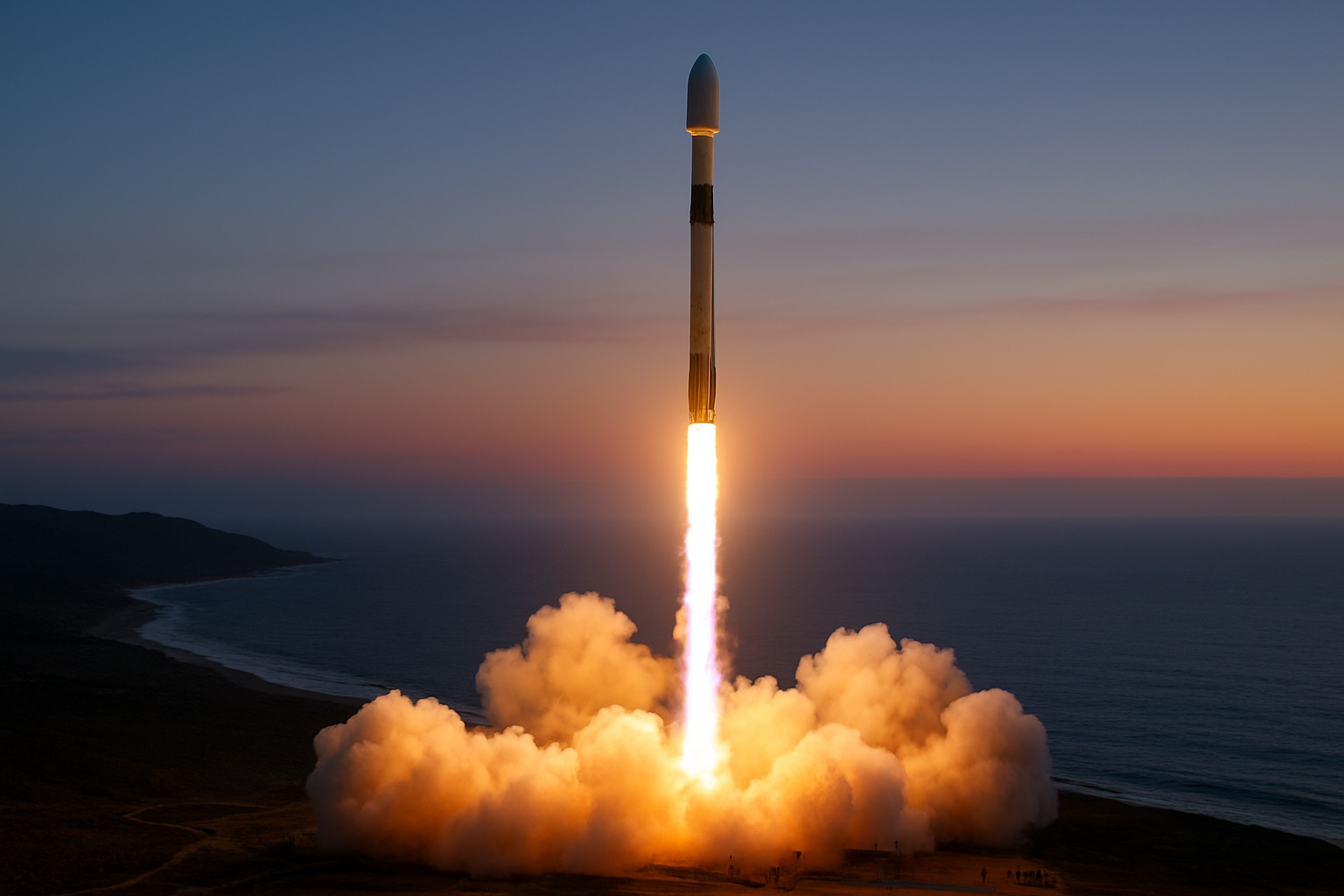 Falcon 9 setzt CAS500‑2 ein – 45 Kleinsatelliten gestartet
