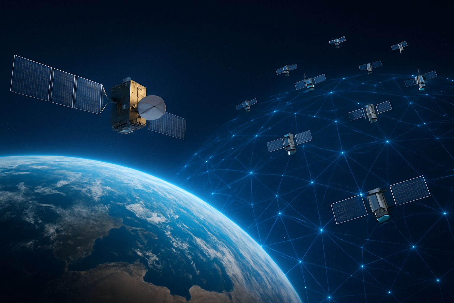 Eutelsat: Multi‑Orbit‑Strategie, ISRO‑Verhandlungen und Finanzen