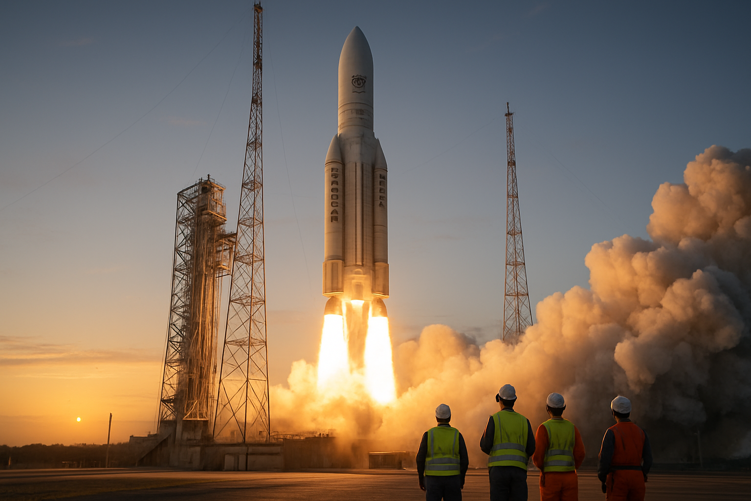 Ariane 6 (Ariane 64) bringt 32 Amazon‑LEO‑Satelliten in LEO