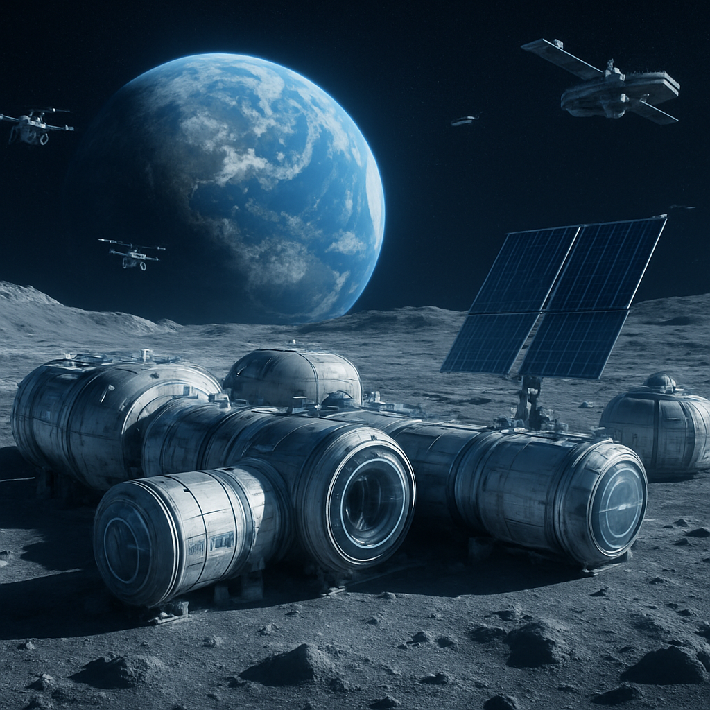 Zukünftige Mondbasis: Artemis- und Europäische Kooperation