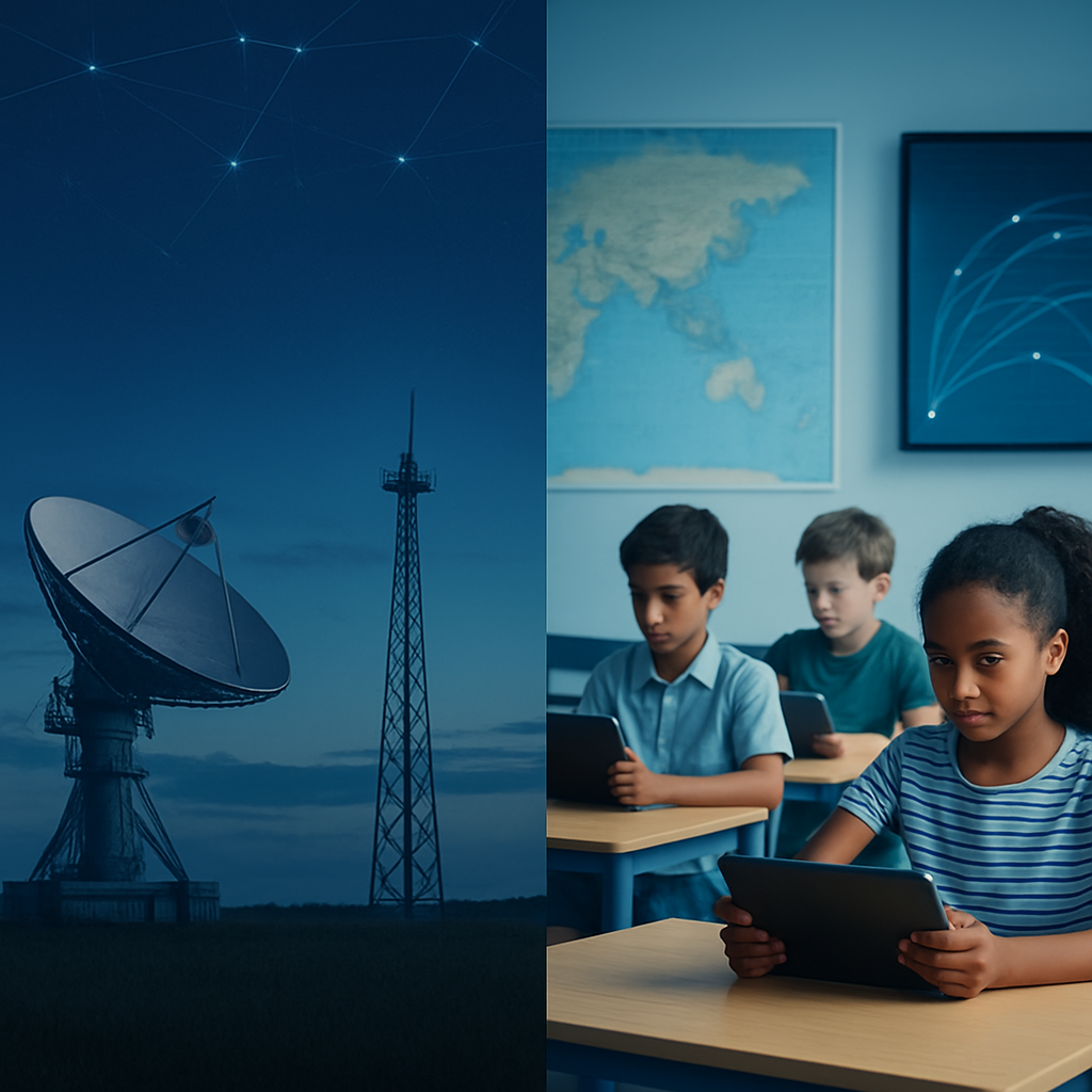 Konnektivität, Erdbeobachtung und Bildung in der Praxis