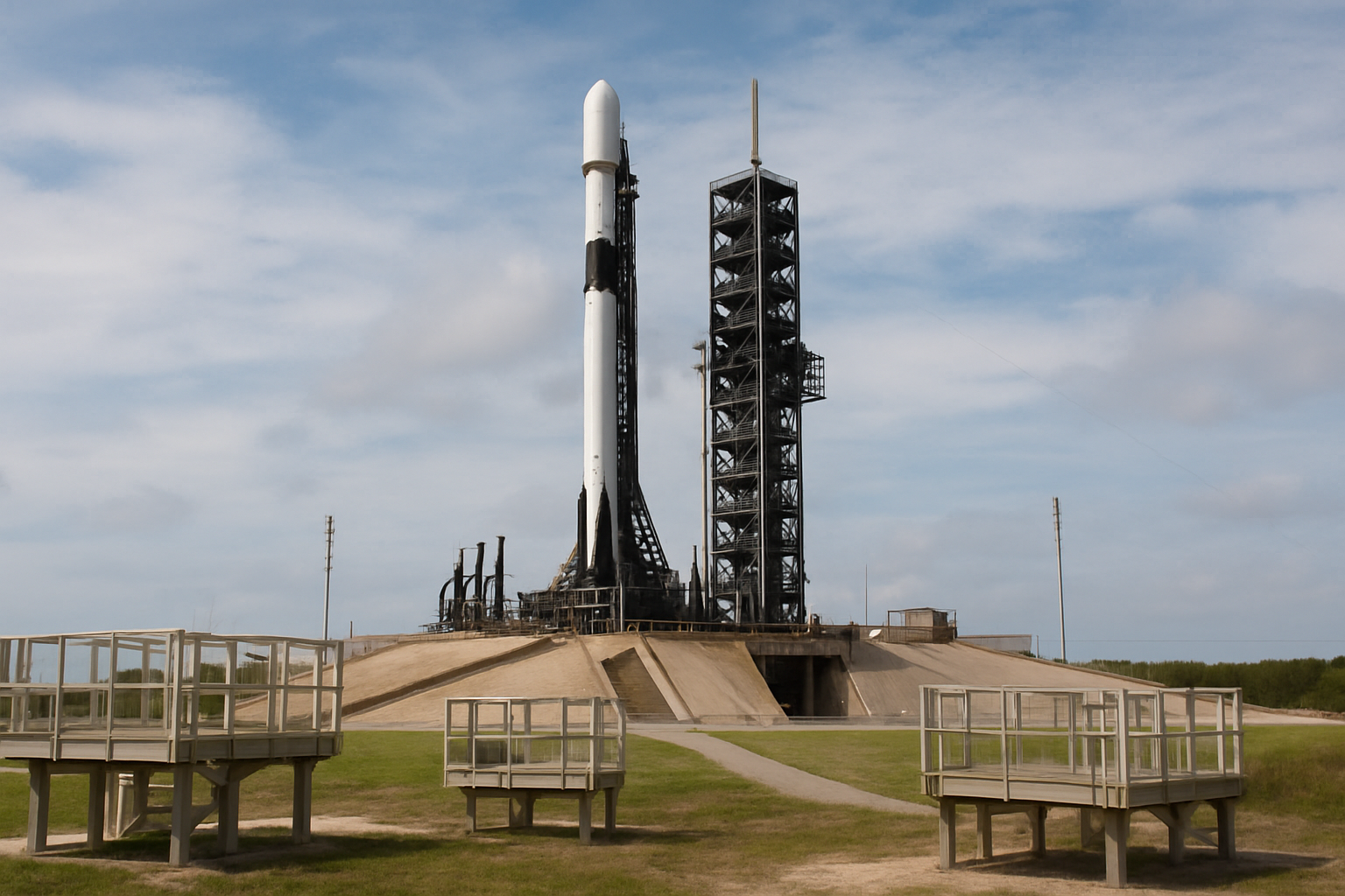 SpaceX Falcon‑9‑Starlink‑Start: KSC eröffnet Beobachtungsplätze