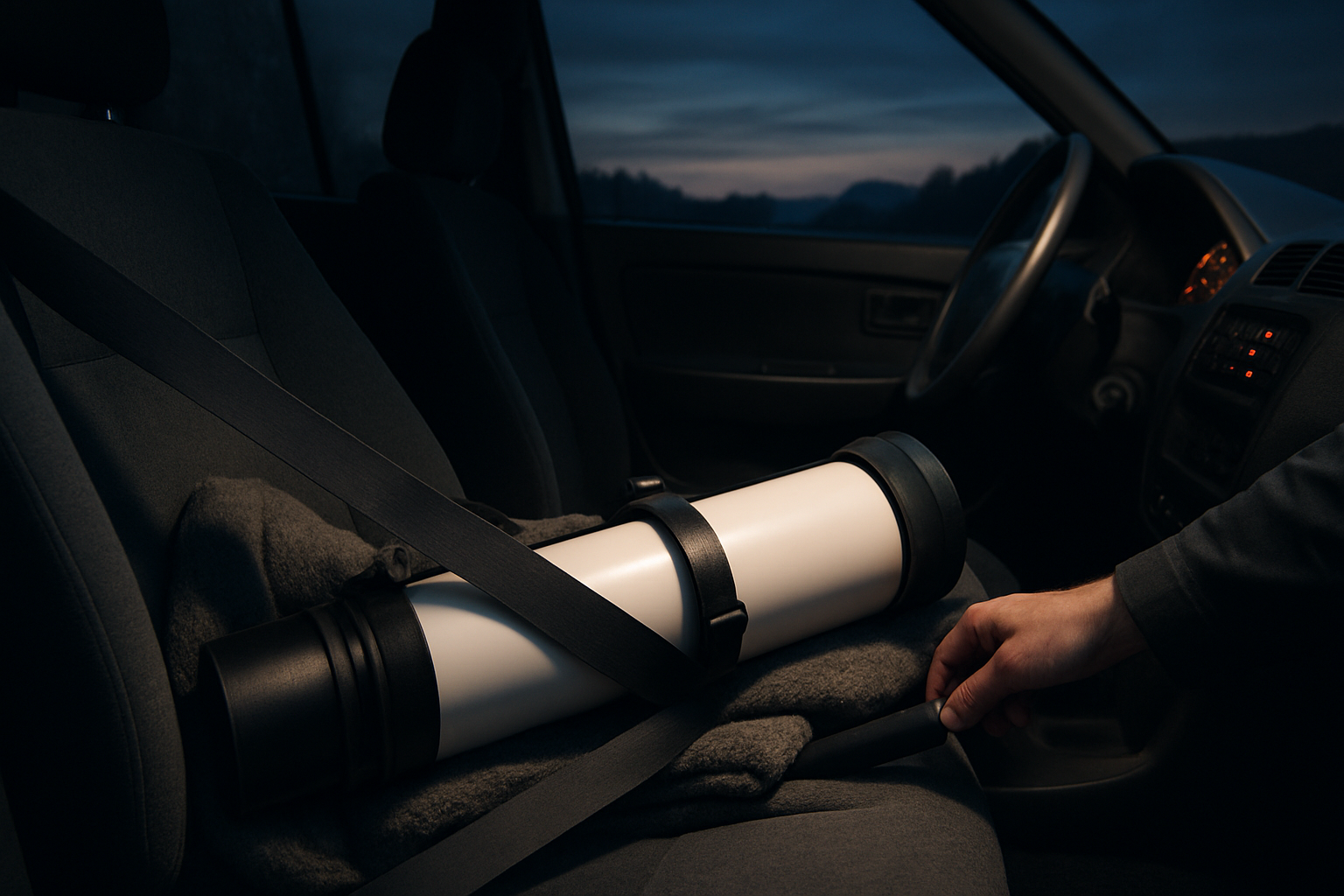 Teleskop im Auto: sicherer Transport von Tubus und Montierung