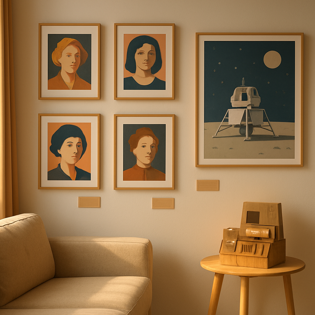 Wandinstallation inspiriert von Bremer Vorbildern