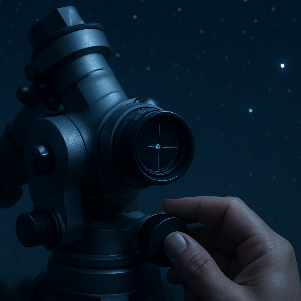 Polachse-Ansatz: Zentrales Alignment im Himmel.