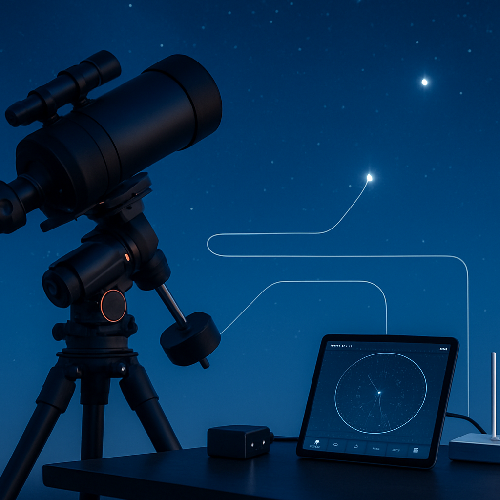 SkyPortal- und SkyQ-Setup im Dreistufen-Alignment.
