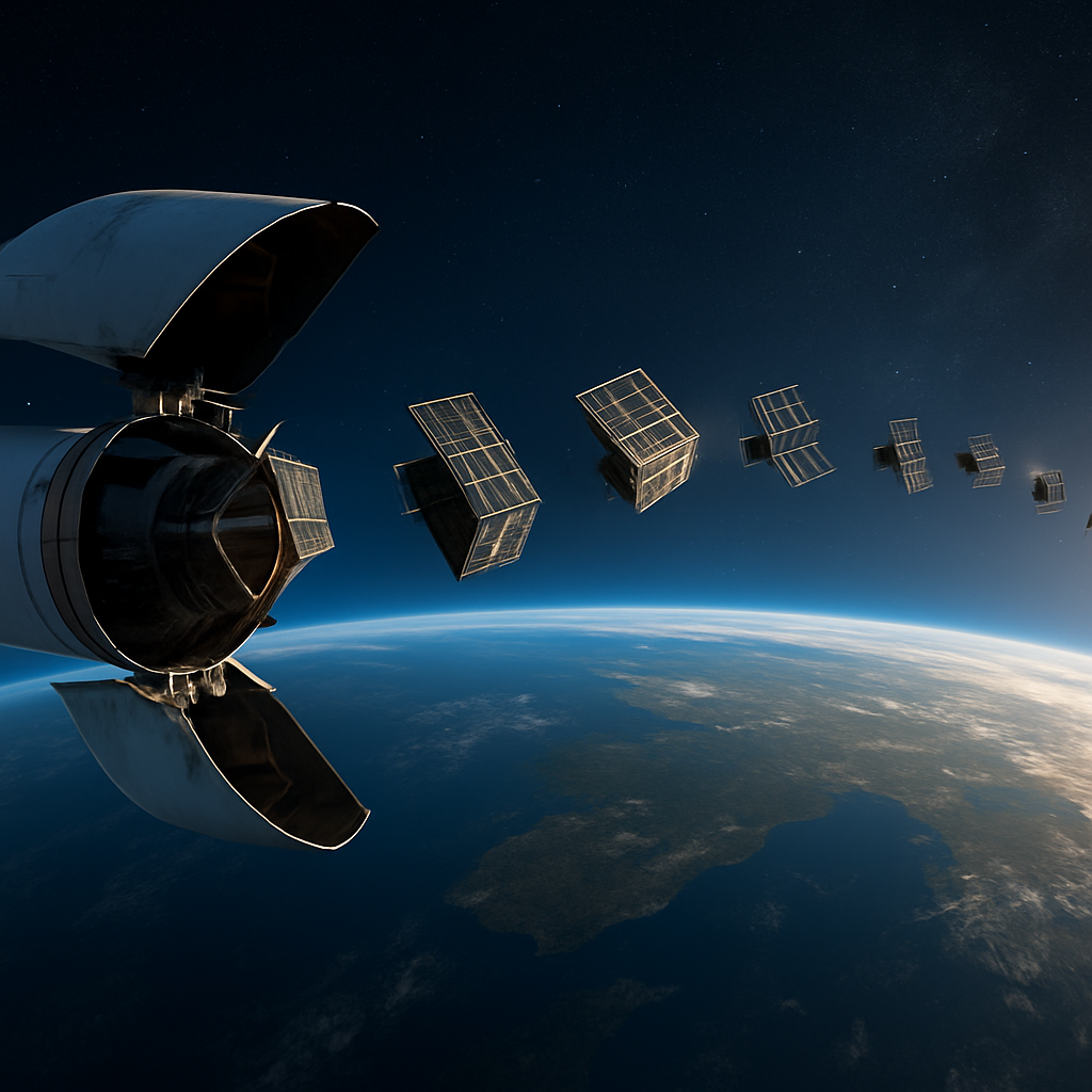 Satellitenaussetzung aus ULPM in mehrere Orbitalebenen