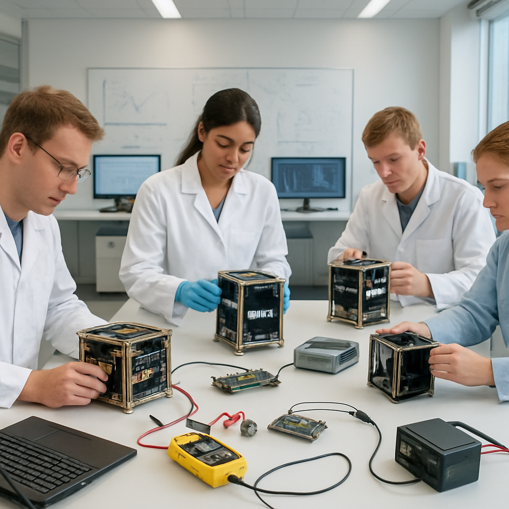 Studentische CubeSats im Lern- und Demonstrationslabor