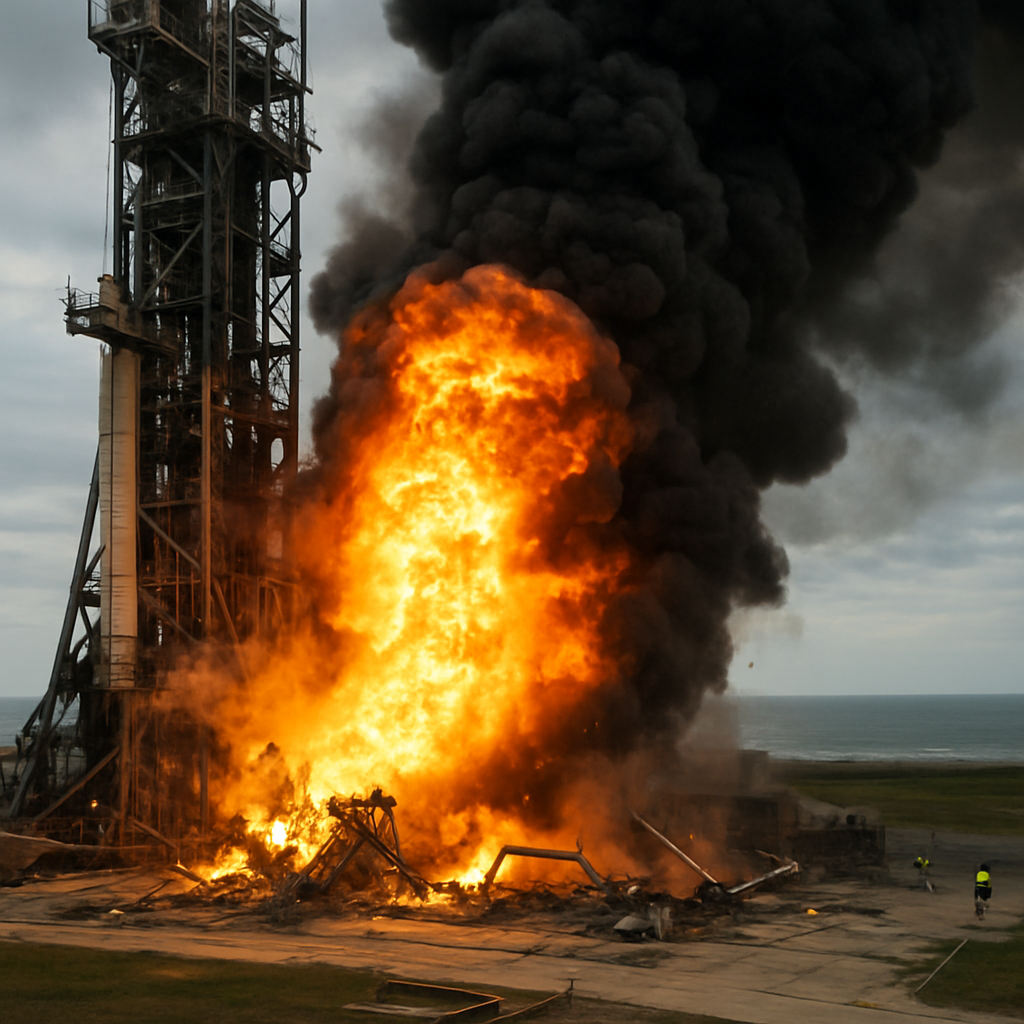 Explosion am Cape Canaveral zerstört Startrampe