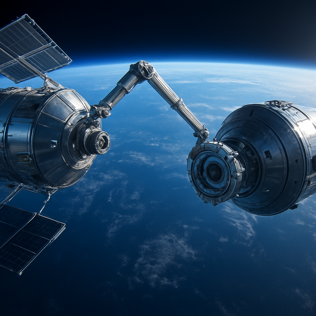 IoS-Dienstsatellit dockt im Orbit an