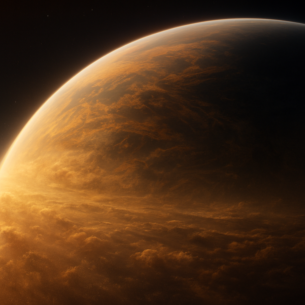 Morgendliche Mineralwolken über WASP-94A b