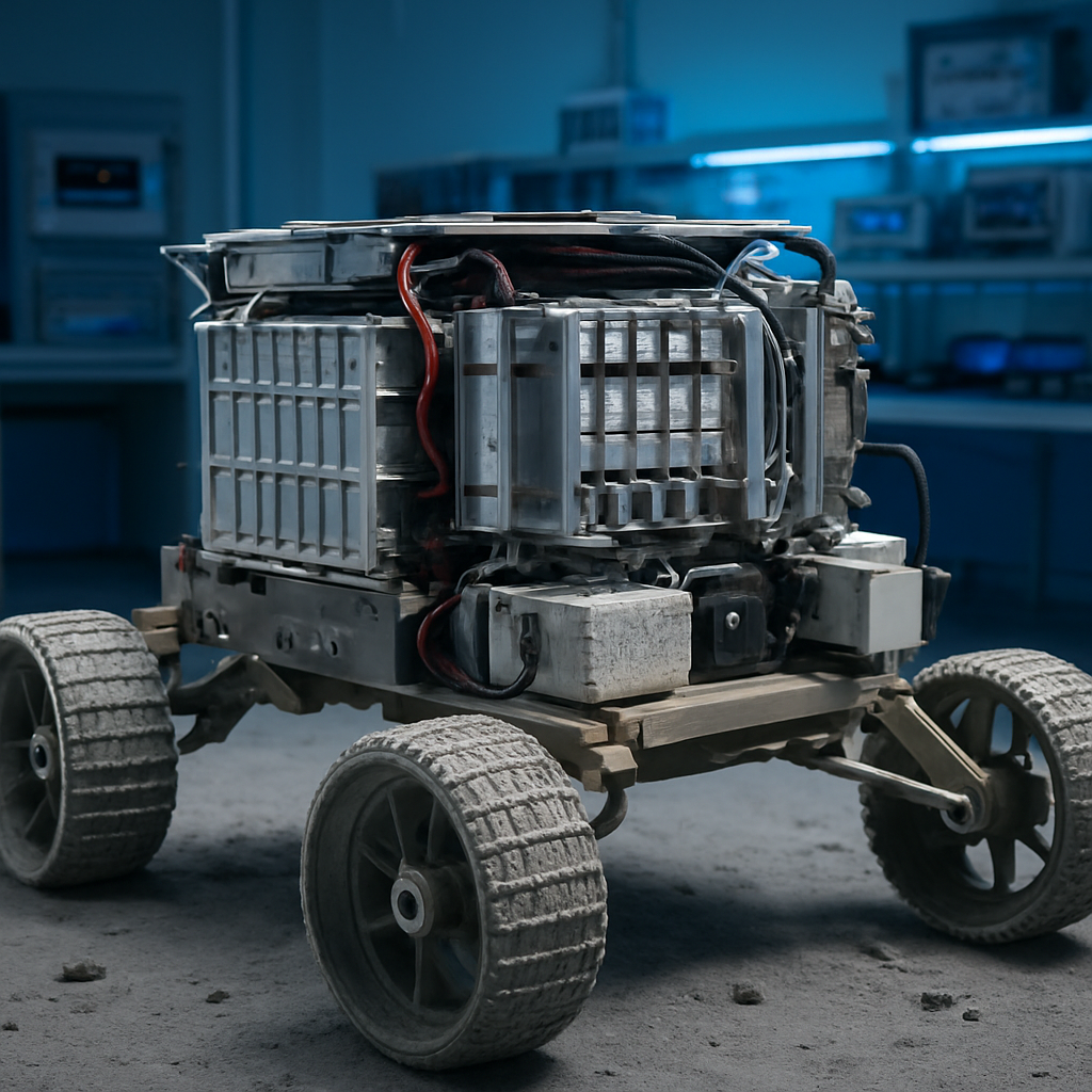 Räder, Batterie und Thermalmanagement des CLV-1