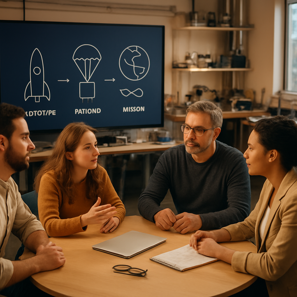 Mission-Planung und Mentoring im Space-Accelerator-Umfeld