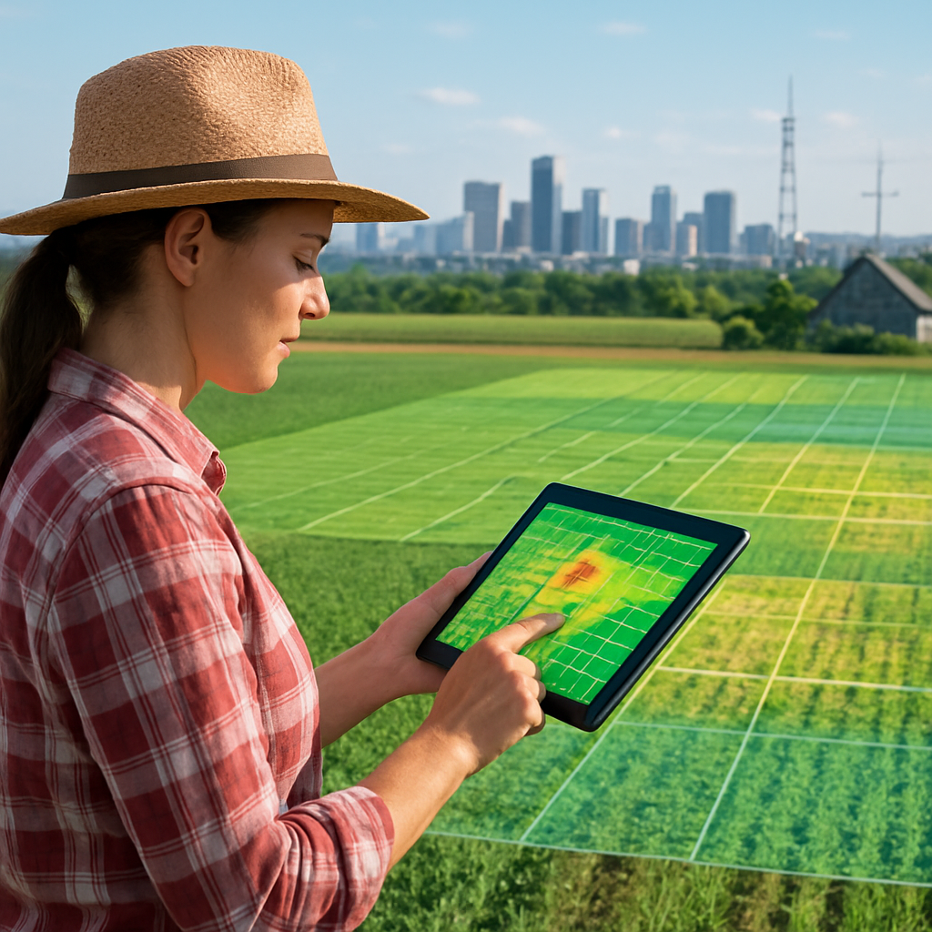 Satellitendaten treiben Landwirtschaft und Logistik.